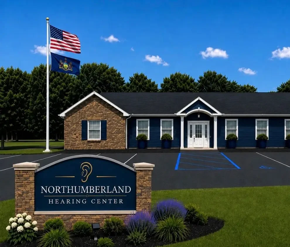 Exterior of Northumberland Hearing Center office in Northumberland, Pennsylvania
