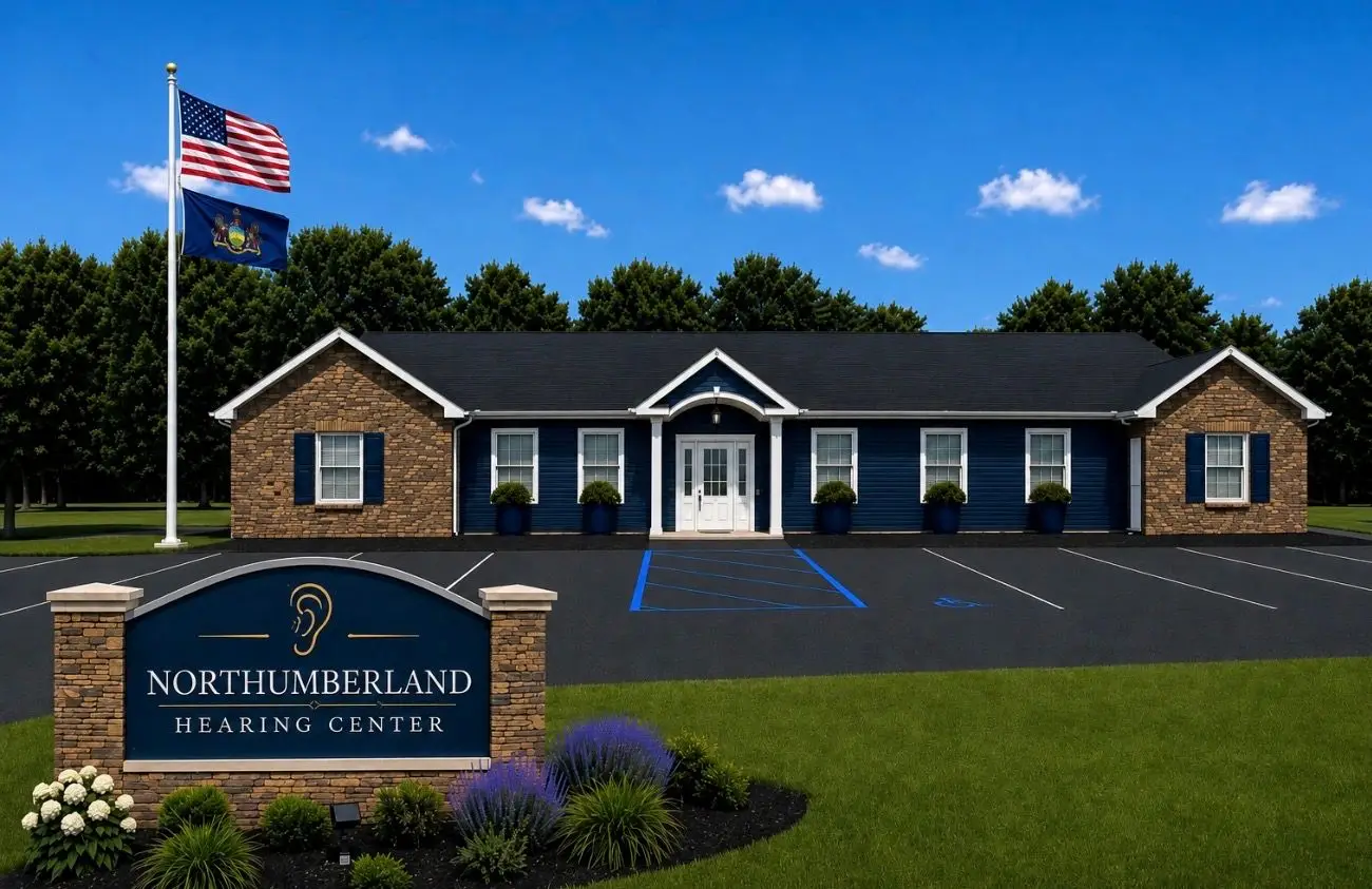 Exterior of Northumberland Hearing Center office in Northumberland, Pennsylvania
